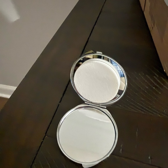 Source Unknown Compact Mirror with Colorful Text - Picture 3 of 3